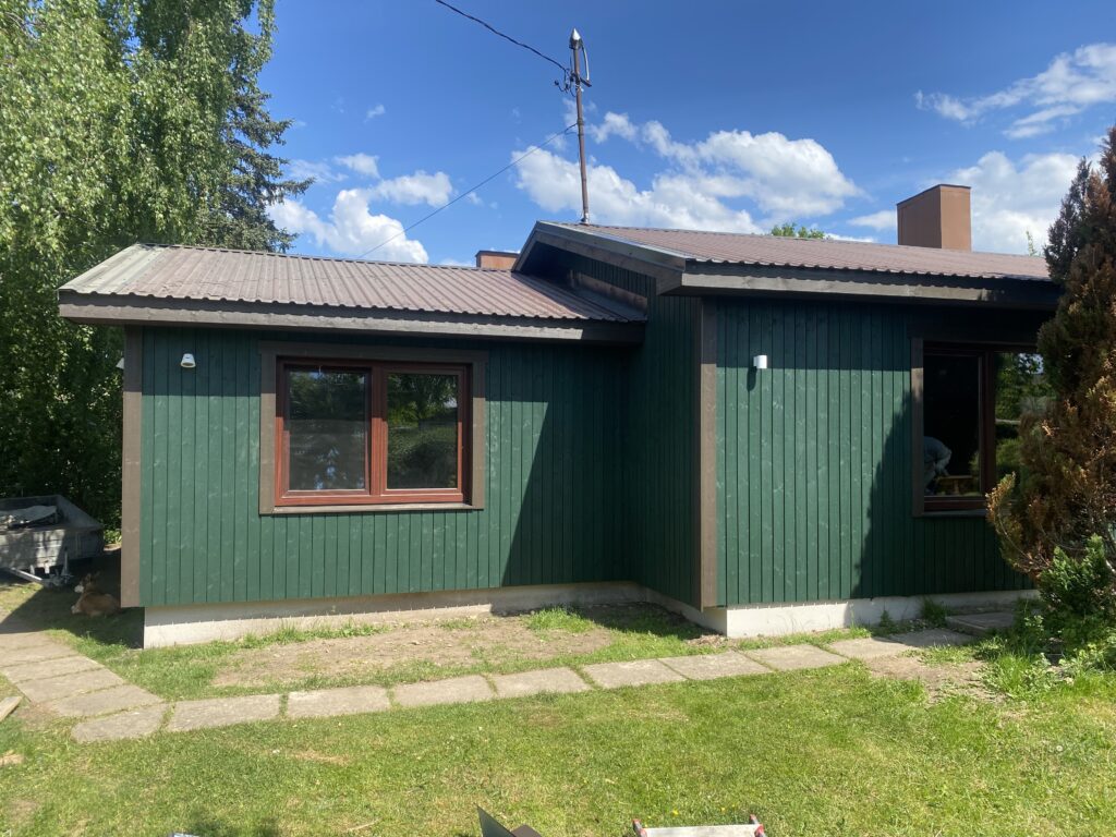 Eramu fassaaditööd ja lisatoa ehitus Harjumaal