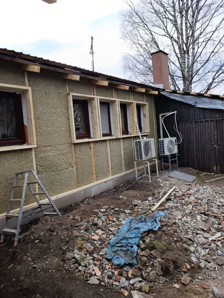 Eramu fassaaditööd ja lisatoa ehitus Harjumaal